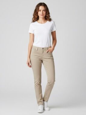 Faded Glory Tan Jeggings with Soft Texture and Full Length